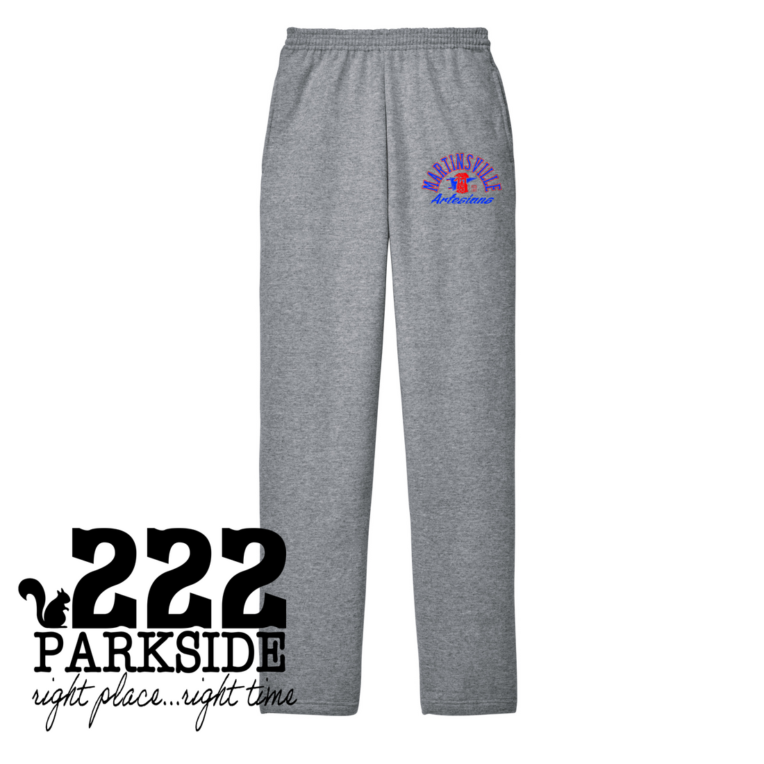 Bell Intermediate Academy Artesian 1 Open Bottom Sweatpants Youth