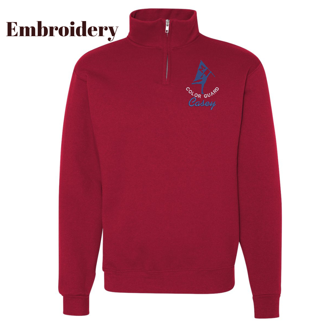 Artesians Color Guard Custom Name Embroidery Quarterzip