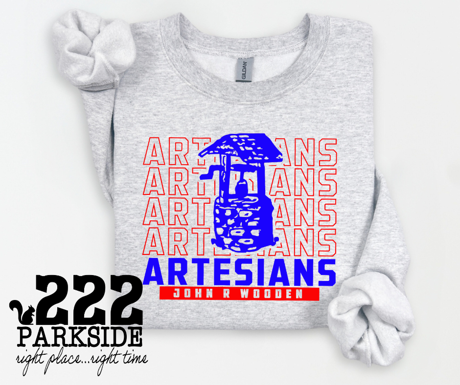 John R Wooden Repeat Martinsville Sweatshirt