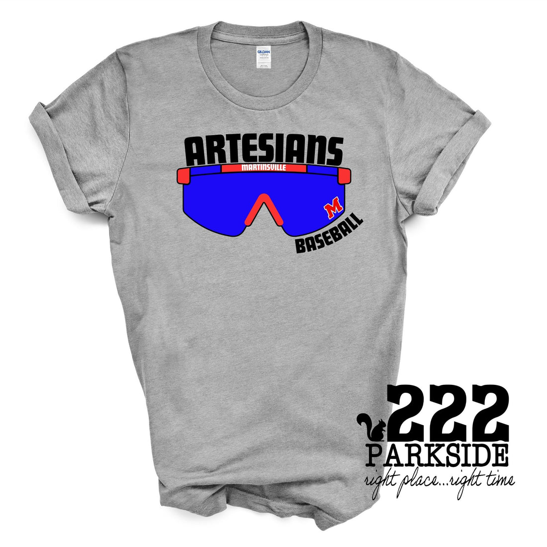 Martinsville glasses Baseball