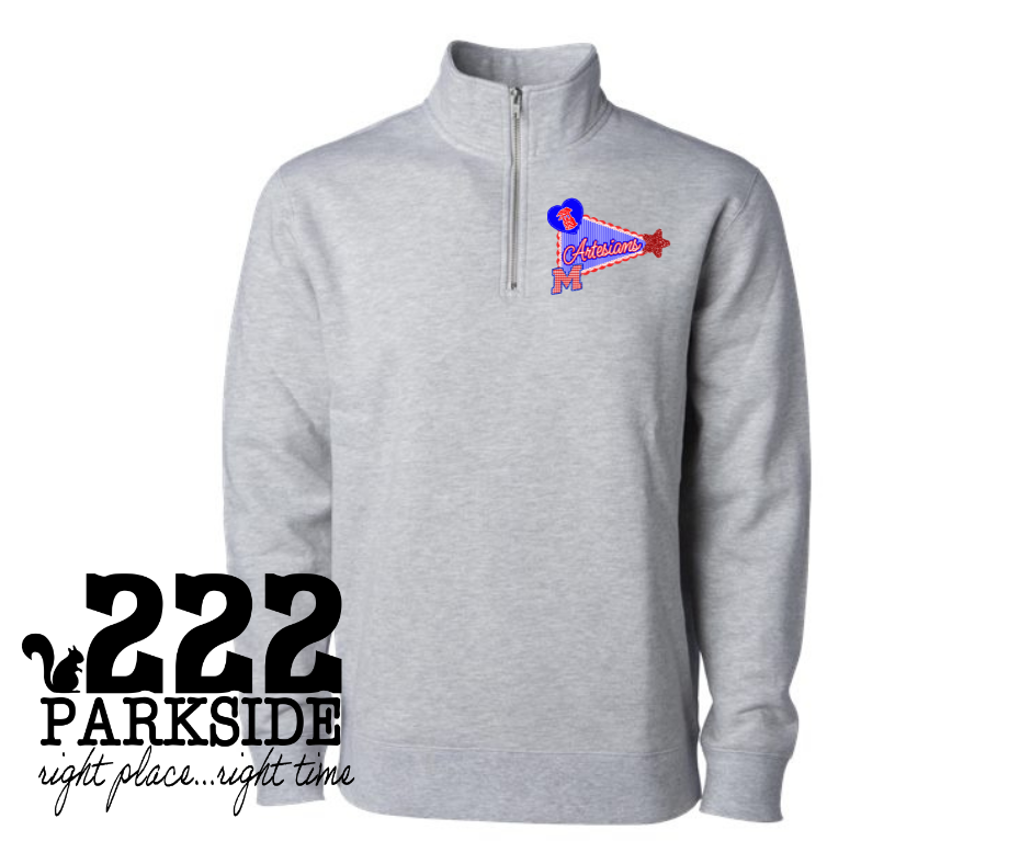 ARTESIANS PENNANT QUARTER ZIP