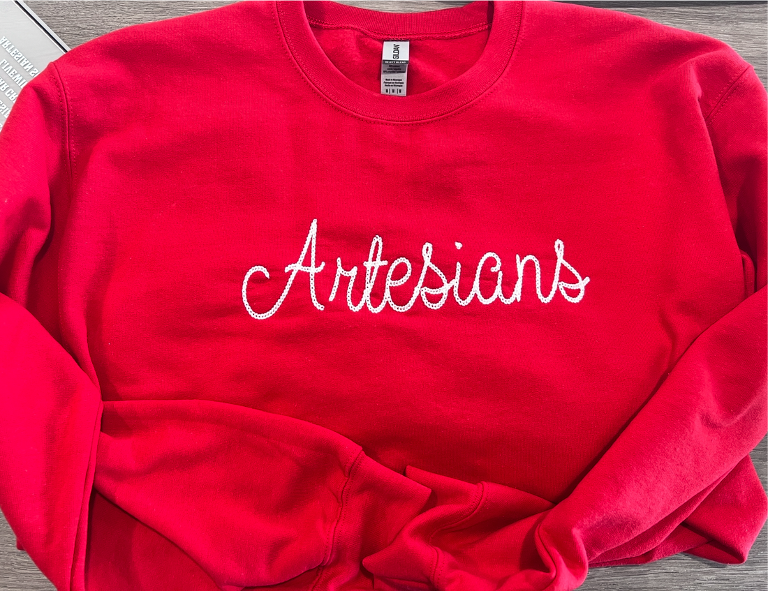 Artesians Vintage Chain Stitch Sweatshirt