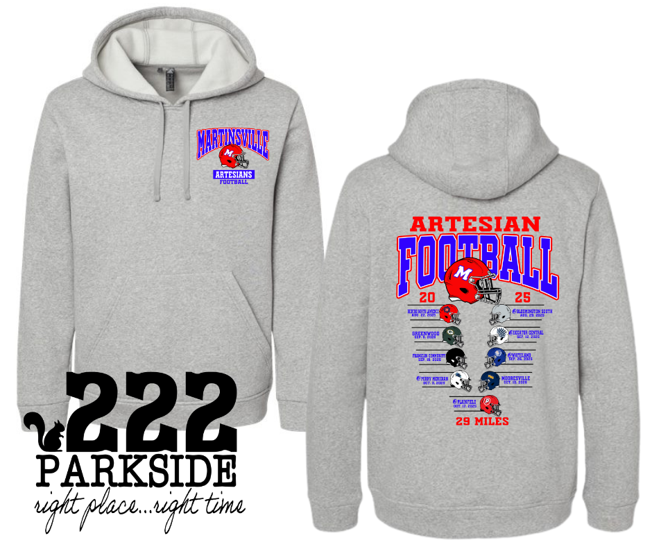 2025 football schedule Hoodie