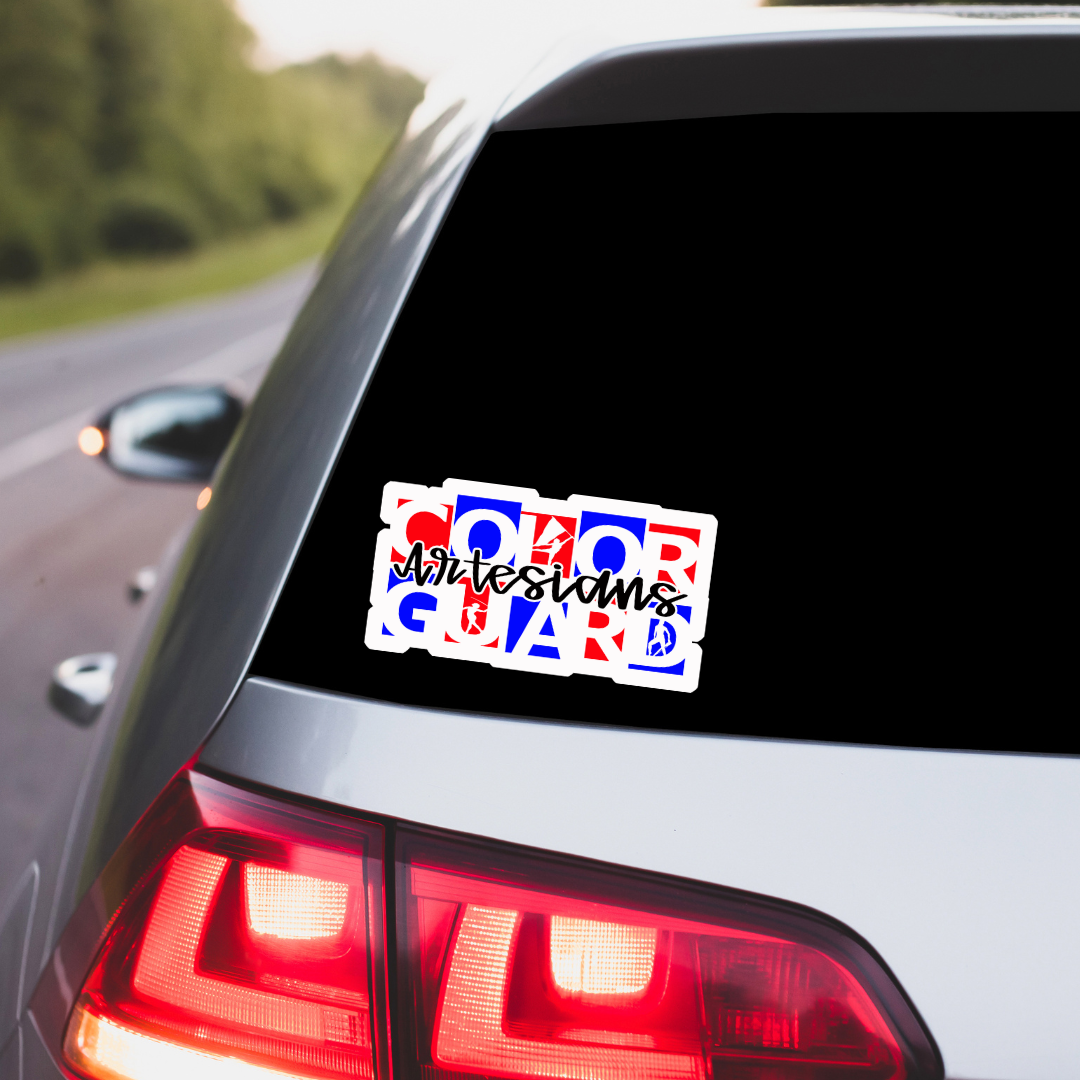 Color Guard Vinyl Car Sticker