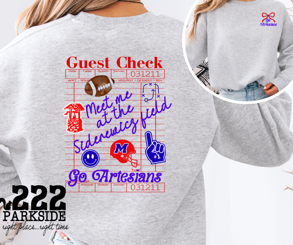 Meet me at the field sweatshirt