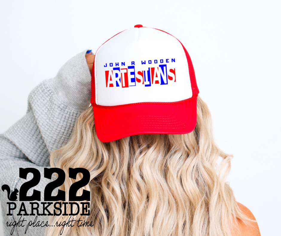 John R Wooden Trucker Hat