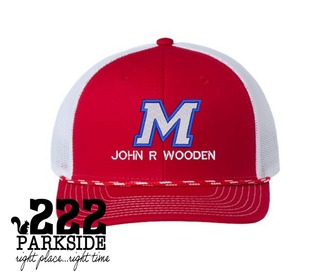 John R Wooden Embroidery Hat