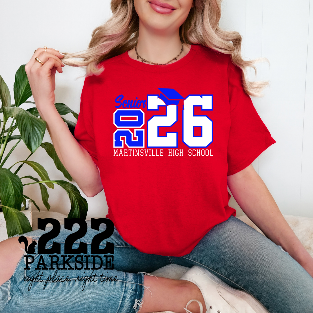 Senior 2026 Graphic tee- MHS