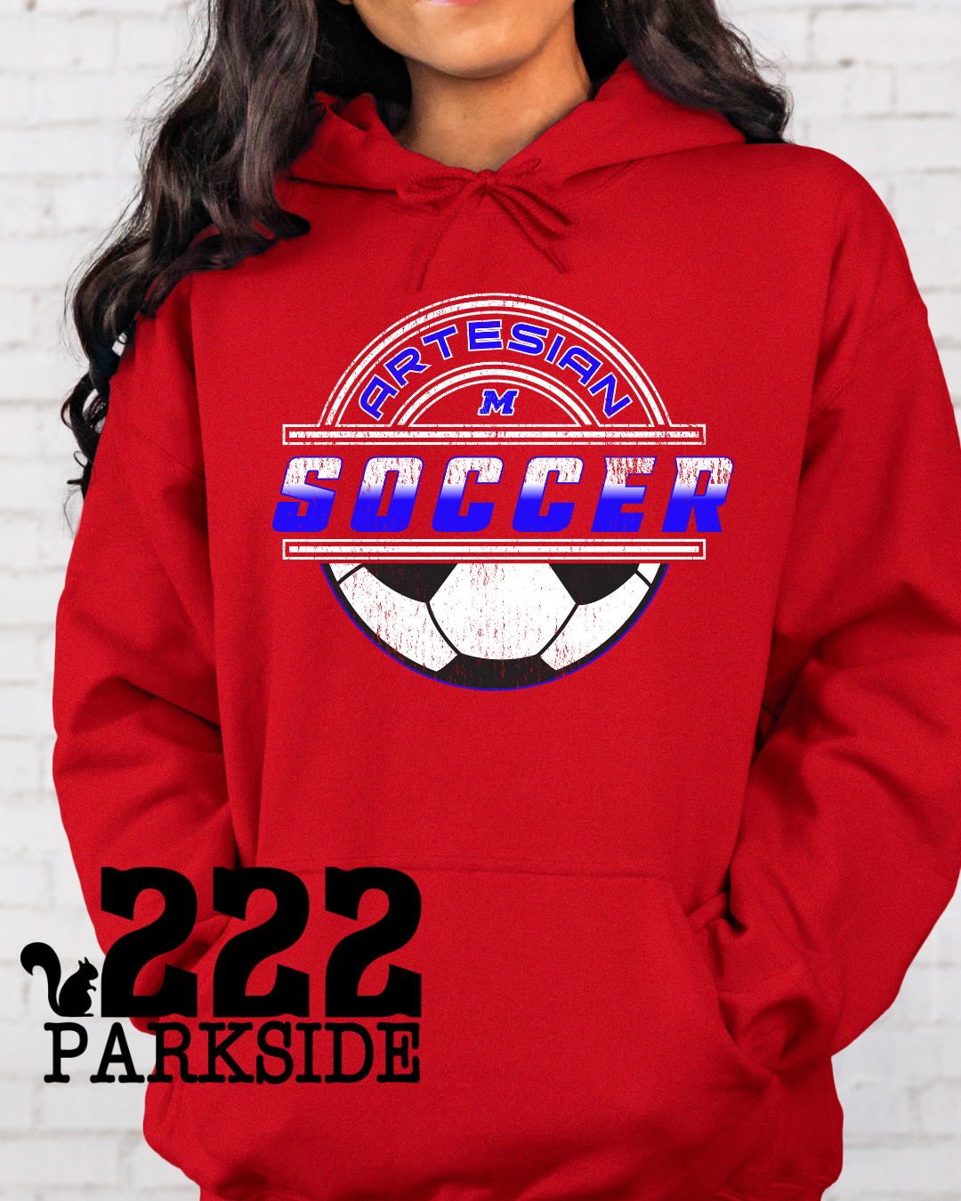 Artesian Soccer ball vintage Hoodie