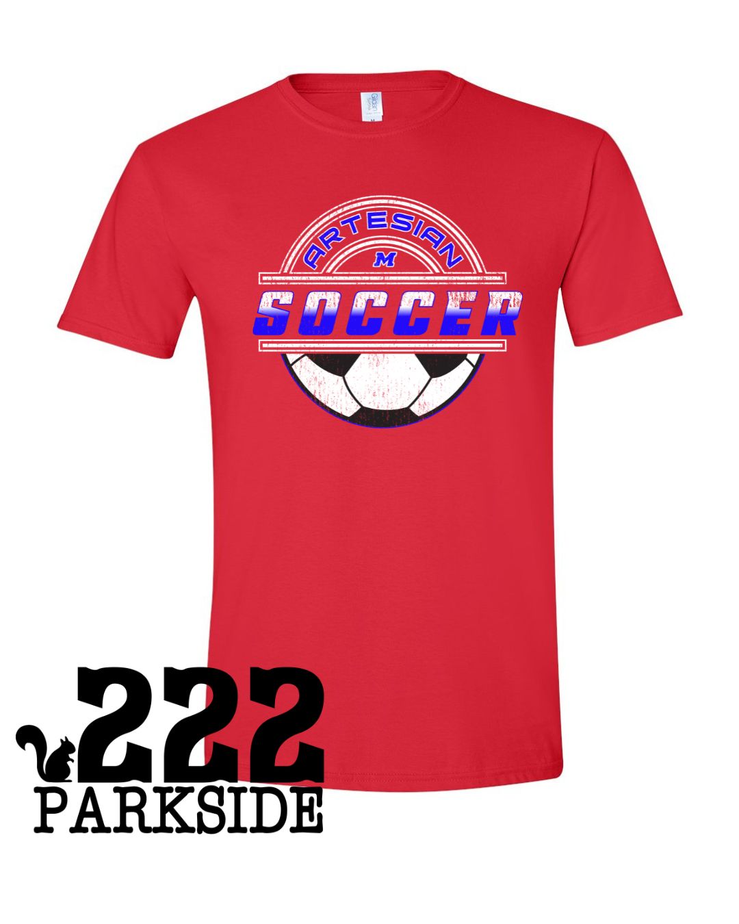 Artesian vintage soccer ball Graphic tee
