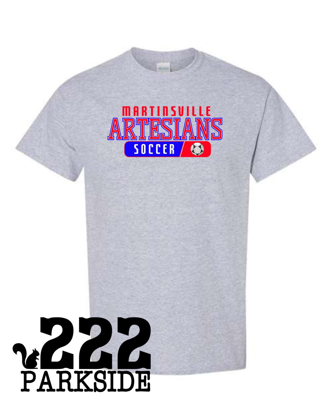 Artesian soccer 3 color Graphic tee-