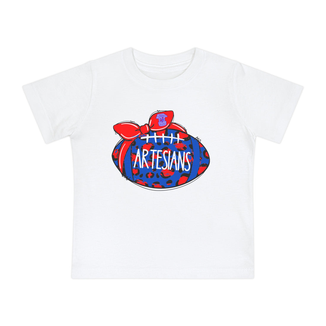 Artesian Bow Football Baby Short Sleeve T-Shirt