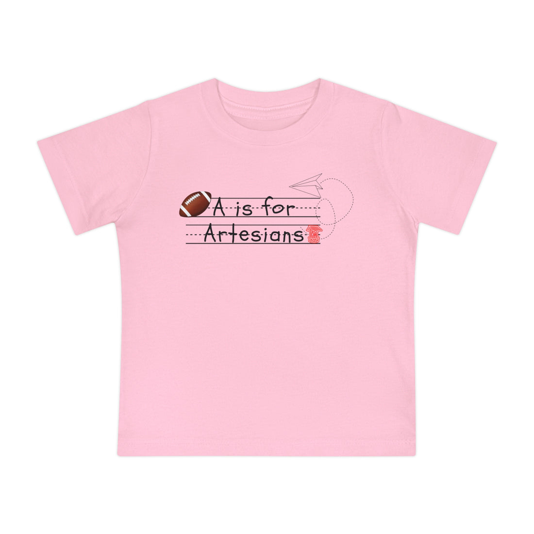 A is for Artesians Baby Short Sleeve T-Shirt