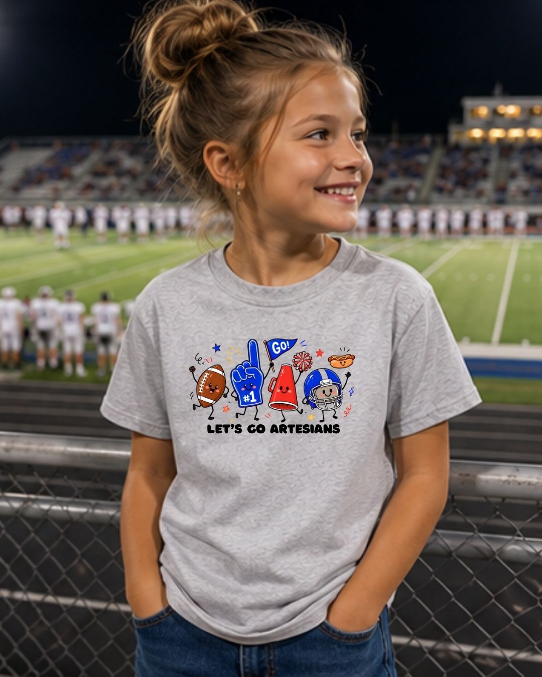 Let's Go Artesians Youth Tee