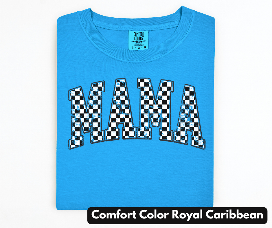 Checkered Mama Comfort Color