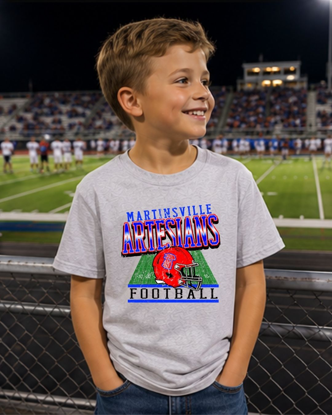 Martinsville Artesians Football Youth Tee