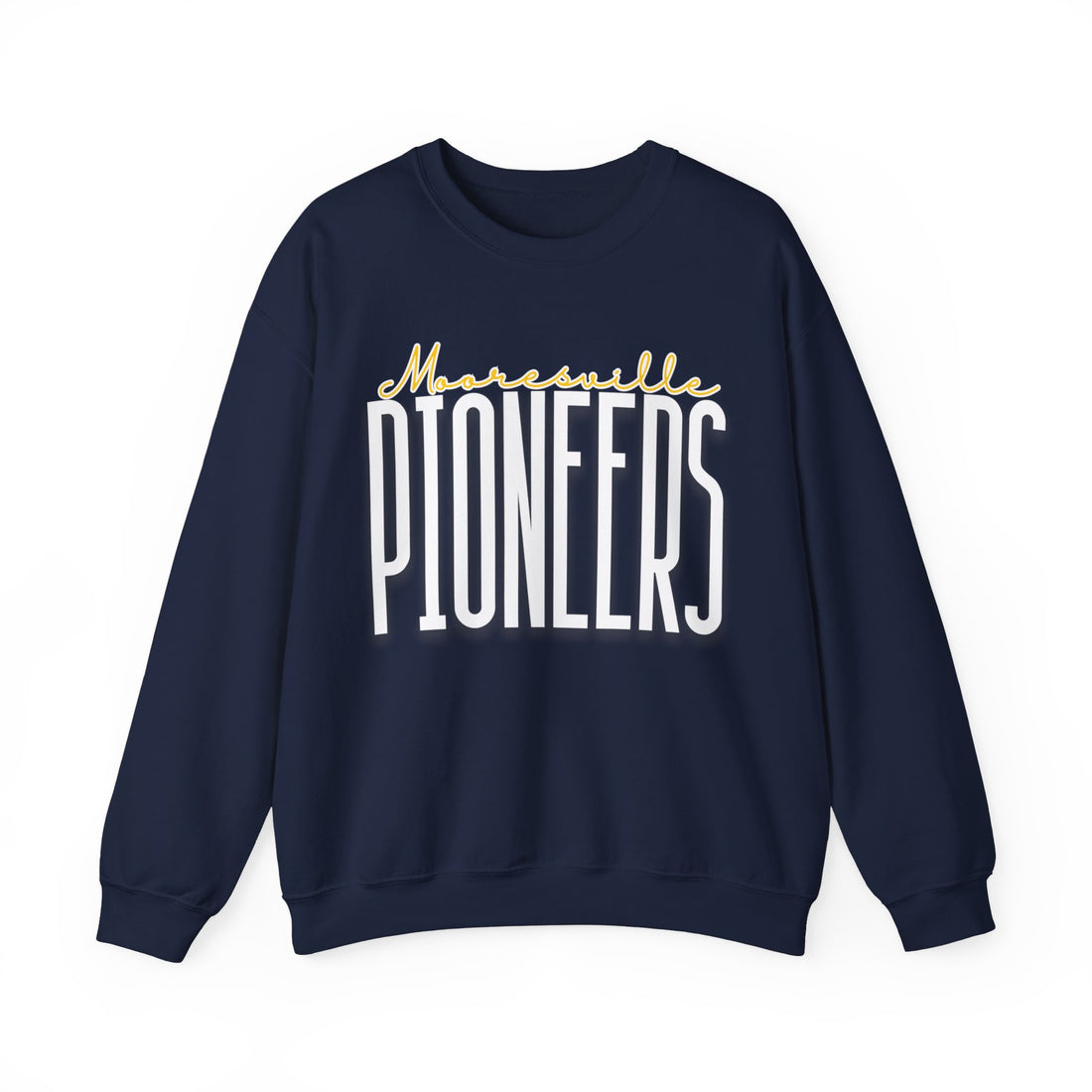 Pioneer long print Check Unisex Heavy Blend™ Crewneck Sweatshirt