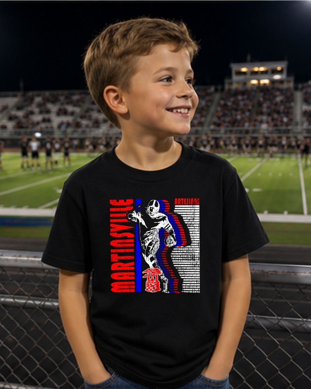 Martinsville Artesians Player Youth Tee