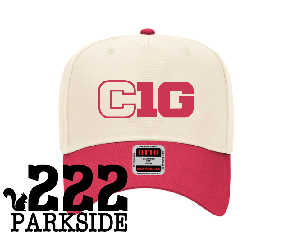 Printed Two Tone Hats