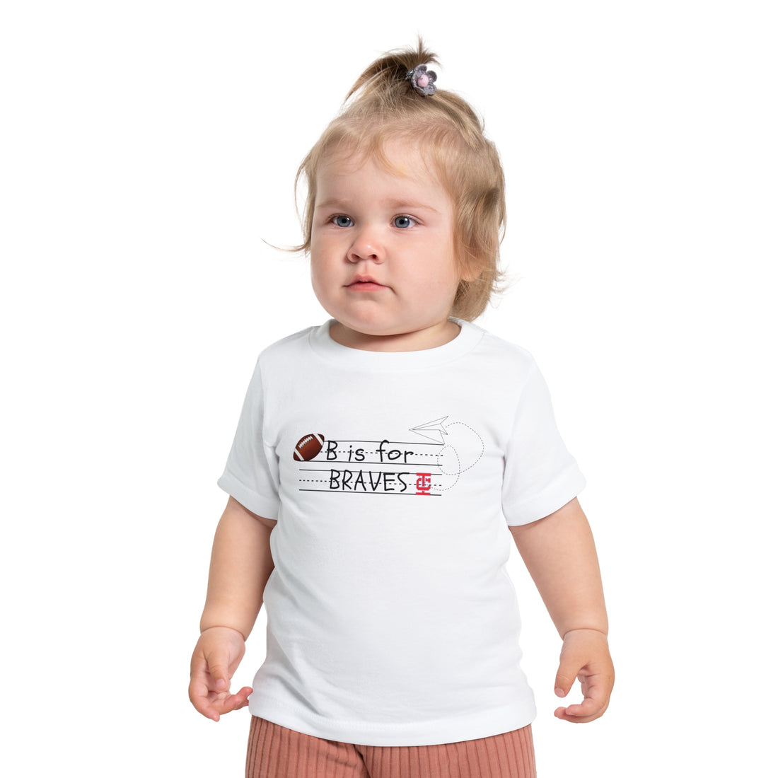 B Is For Braves Baby Short Sleeve T-Shirt