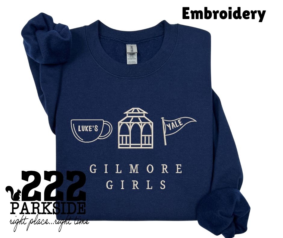 Girls Coffee Embroidery Shirt