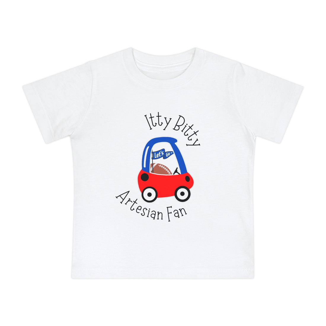 Itty Bitty Artesian Fan Baby Short Sleeve T-Shirt