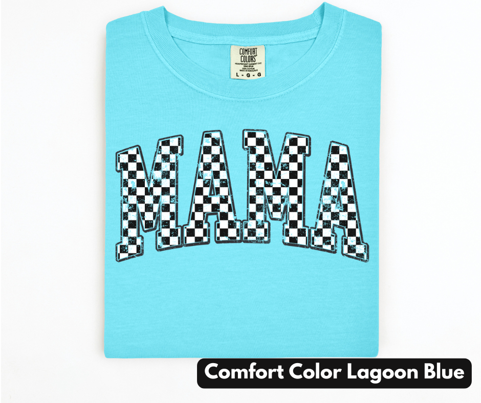 Checkered Mama Comfort Color