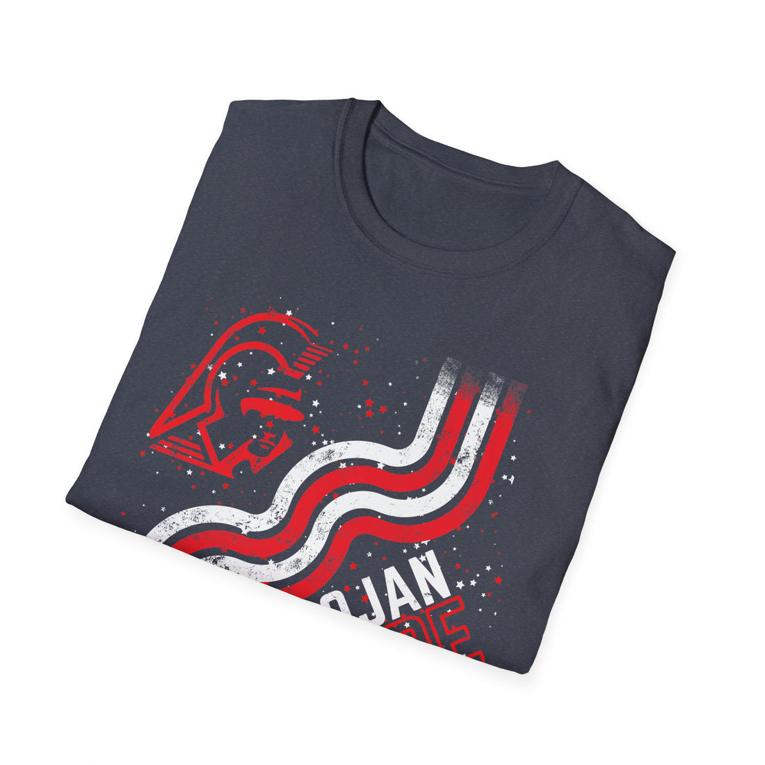 CG Trojans Stars and Stripes Spirit Unisex Softstyle T-Shirt