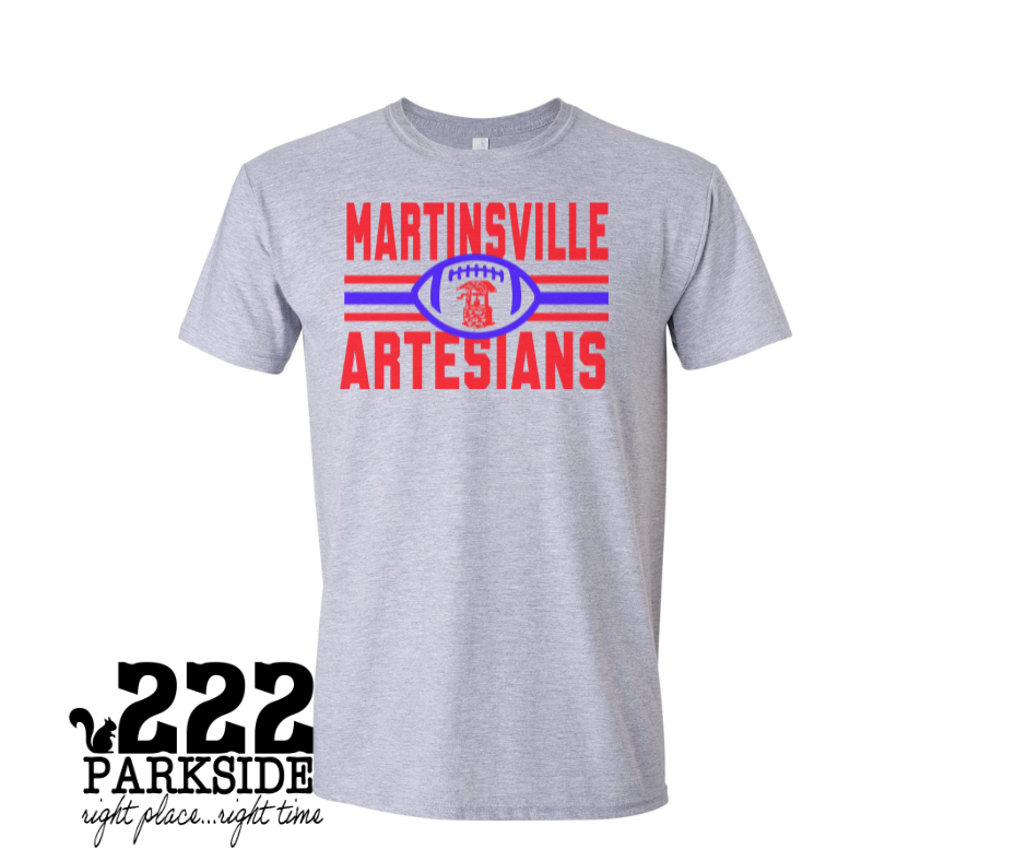 Martinsville Football Graphic Tee- Vintage and non- vintage available- Unisex