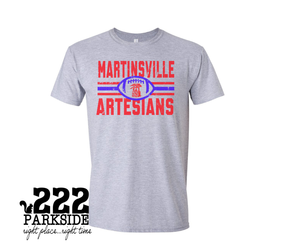 Martinsville Football Graphic Tee- Vintage and non- vintage available- Unisex