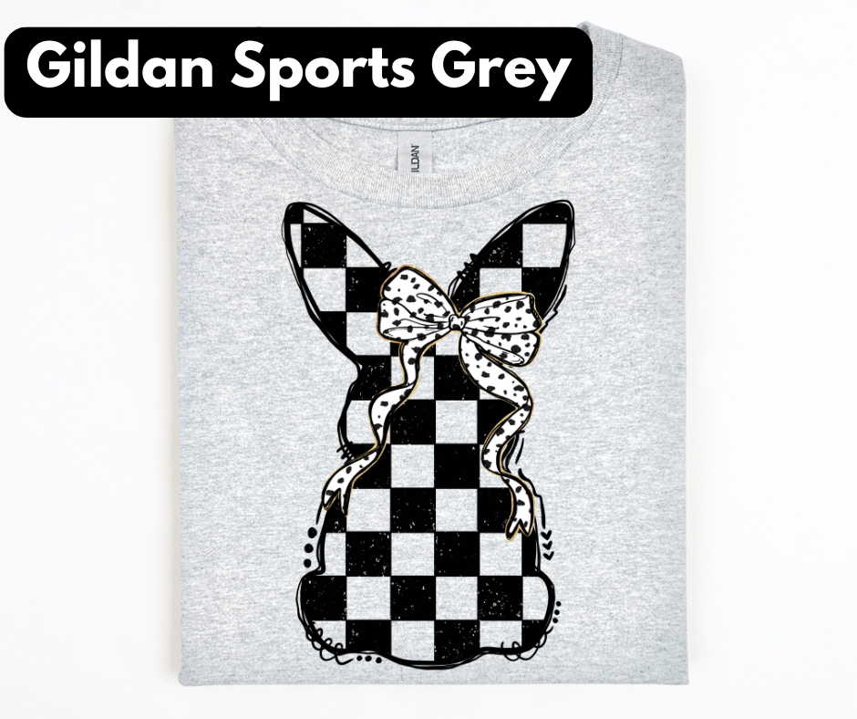 Checkers bunny GILDAN unisex tee