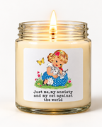 Just Me, My Anxiety and My Dog Against the World | 6 Ounce Candle - photograph 12