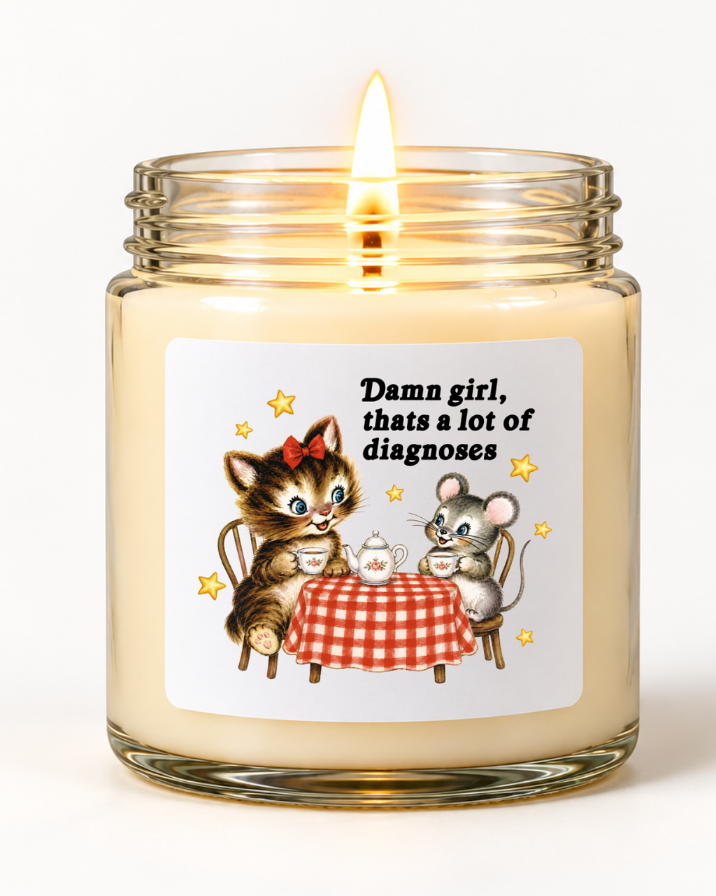 Damn Girl, That's a Lot of Diagnoses | 6 Ounce Candle view 22