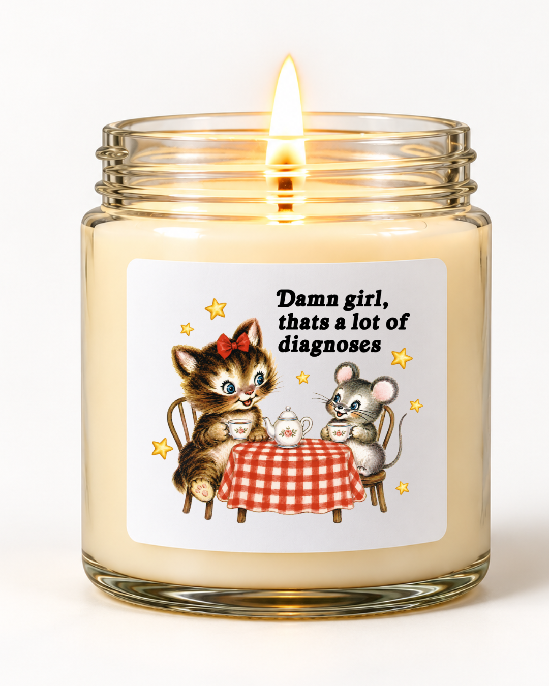 Damn Girl, That's a Lot of Diagnoses | 6 Ounce Candle view 22