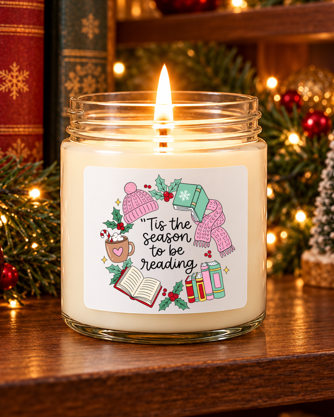 'Tis the Season to Be Reading | 6 Ounce Candle view 32