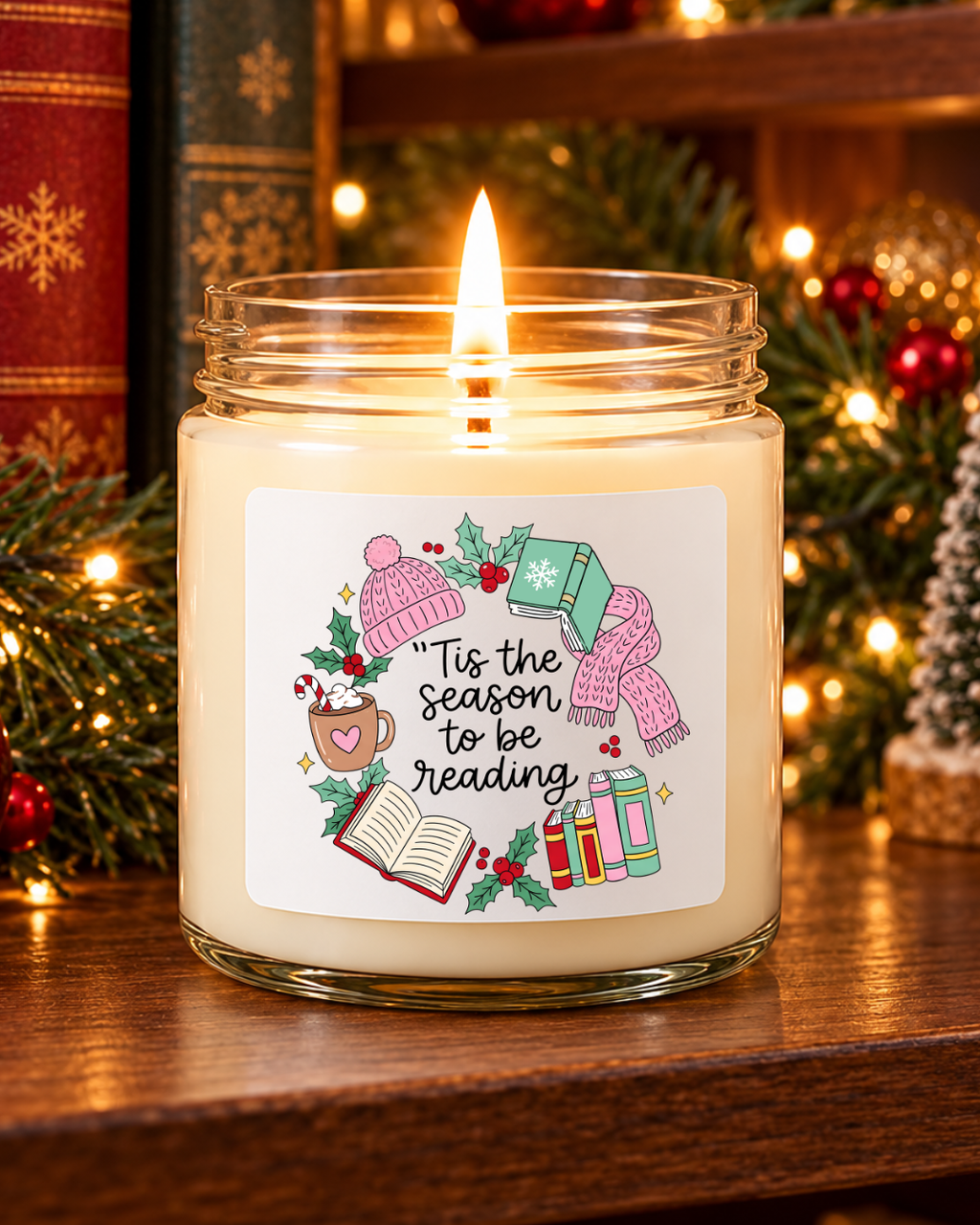 'Tis the Season to Be Reading | 6 Ounce Candle view 33