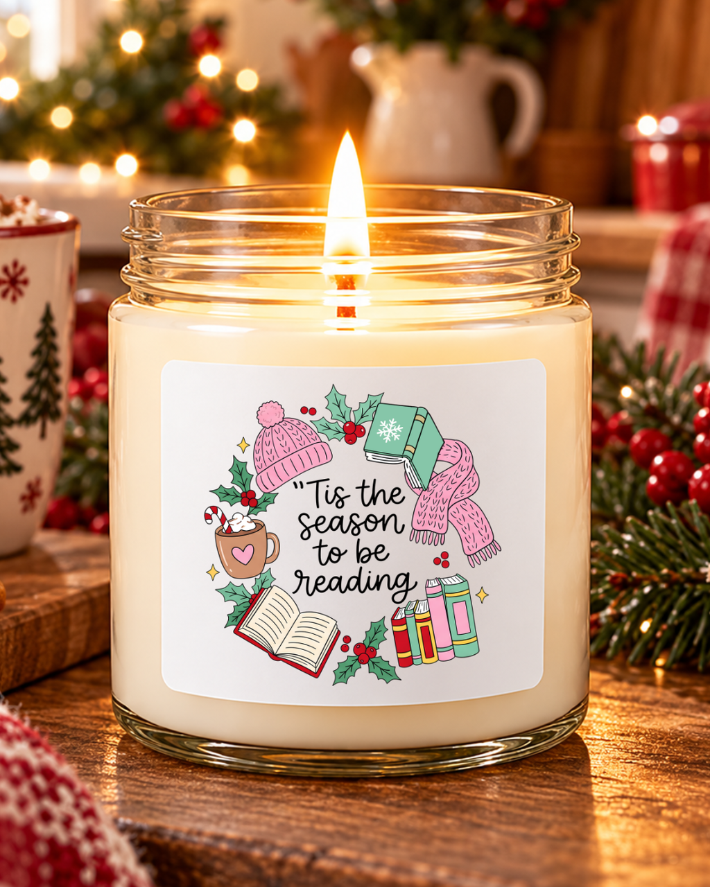 'Tis the Season to Be Reading | 6 Ounce Candle view 40