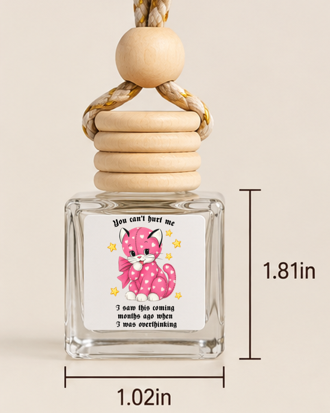 You Can't Hurt Me | Pink Kitten Car Scent - product photo 2