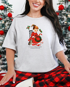 Look at Me Making Christmas All Whimsical and Stuff | Women's Christmas Graphic Tee Ash lifestyle Christmas photo