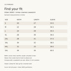 Gildan 18000 crewneck size chart S through 5XL