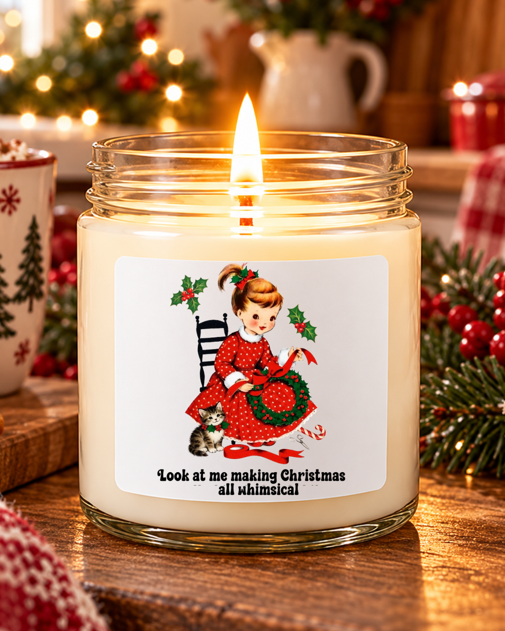 Look at Me Making Christmas All Whimsical | 6 Ounce Candle view 46