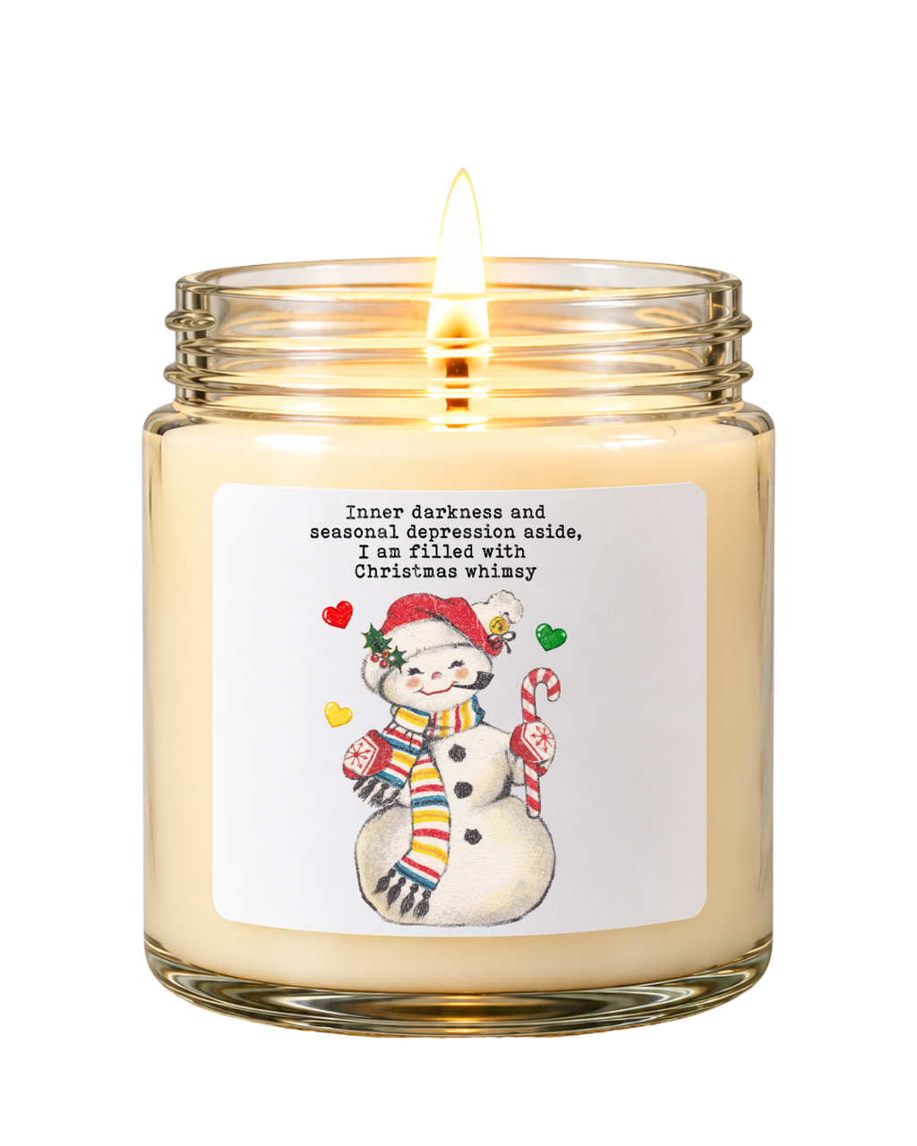 Filled with Christmas Whimsy | Funny Snowman 6 Ounce Candle view 26