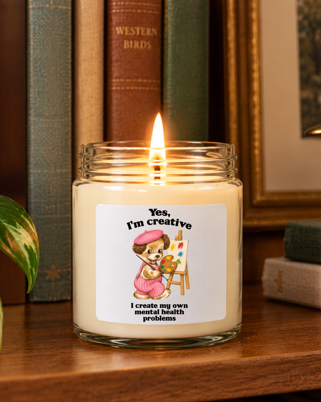 Yes, I'm Creative—I Create My Own Mental Health Problems | 6 Ounce Candle - product image 19