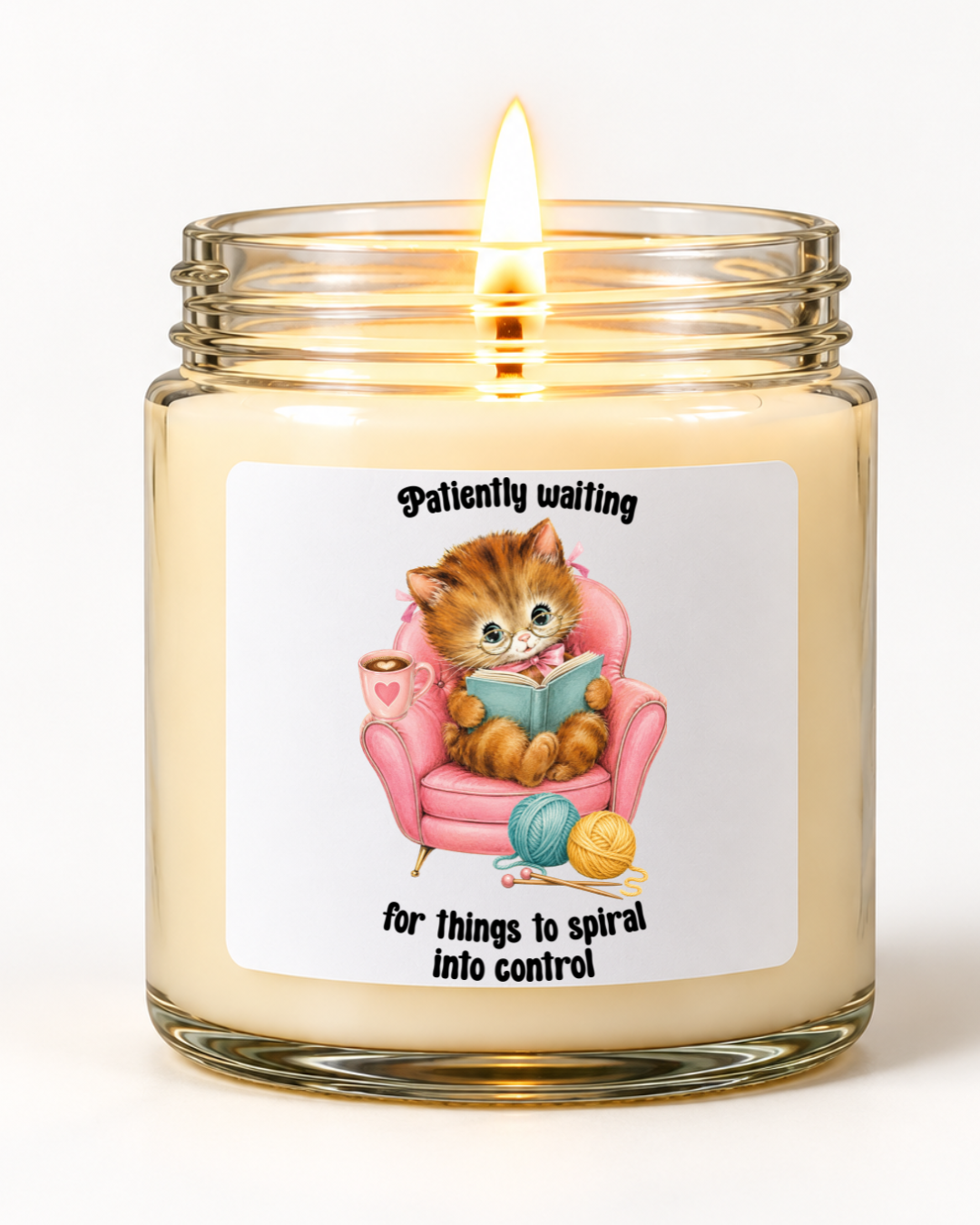 Patiently Waiting for Things to Spiral Into Control | 6 Ounce Candle - product image 15