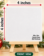 Filled With Christmas Whimsy | Snowman Mini Canvas & Easel