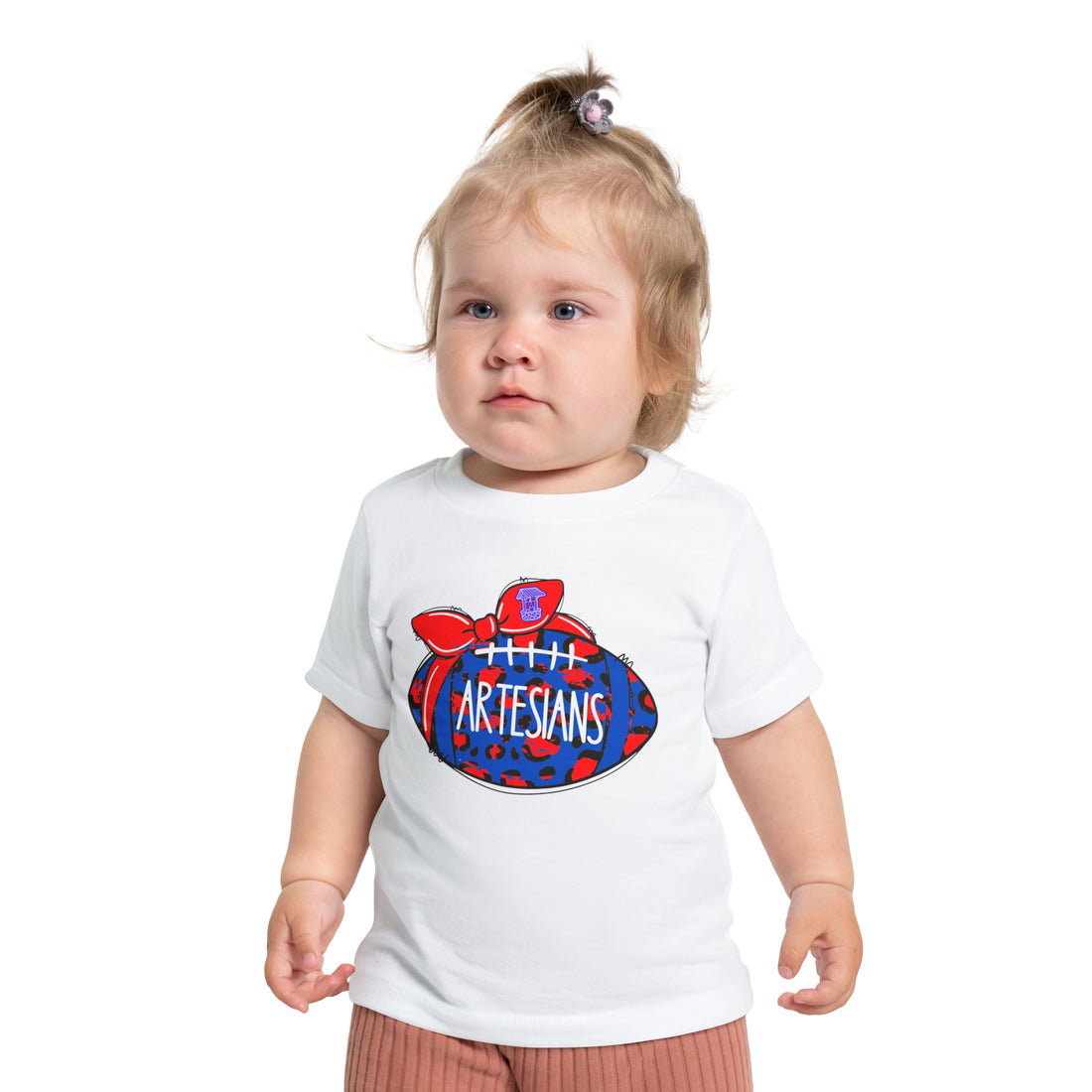 Artesian Bow Football Baby Short Sleeve T-Shirt