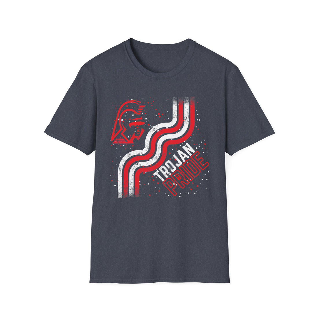 CG Trojans Stars and Stripes Spirit Unisex Softstyle T-Shirt