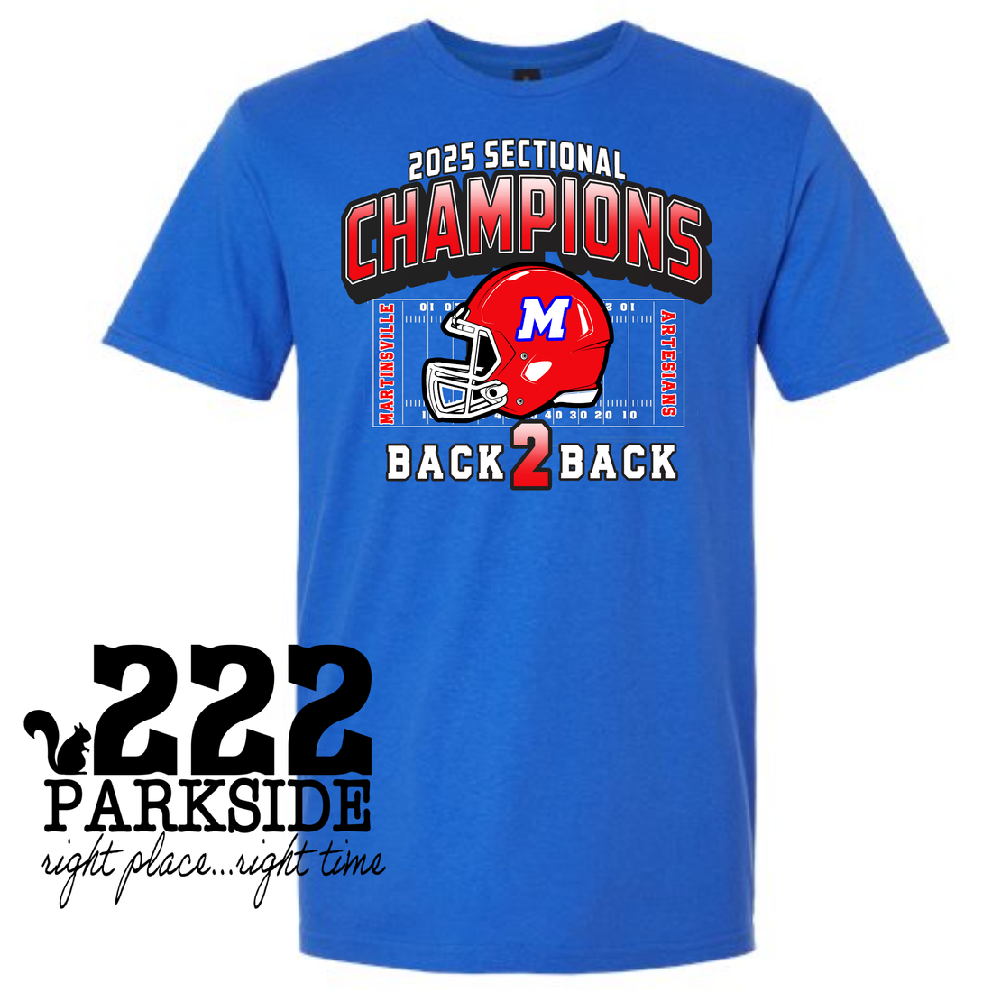 2025 Front and Back Sectional Championship shirt
