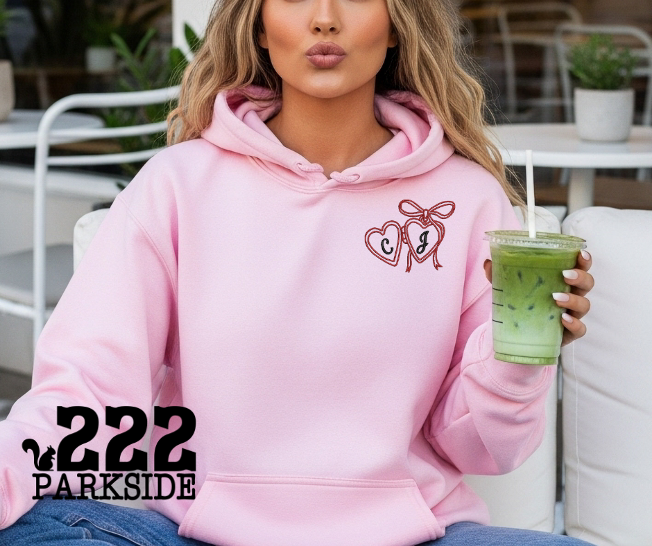 Embroidery Locket Love Letter Shirts