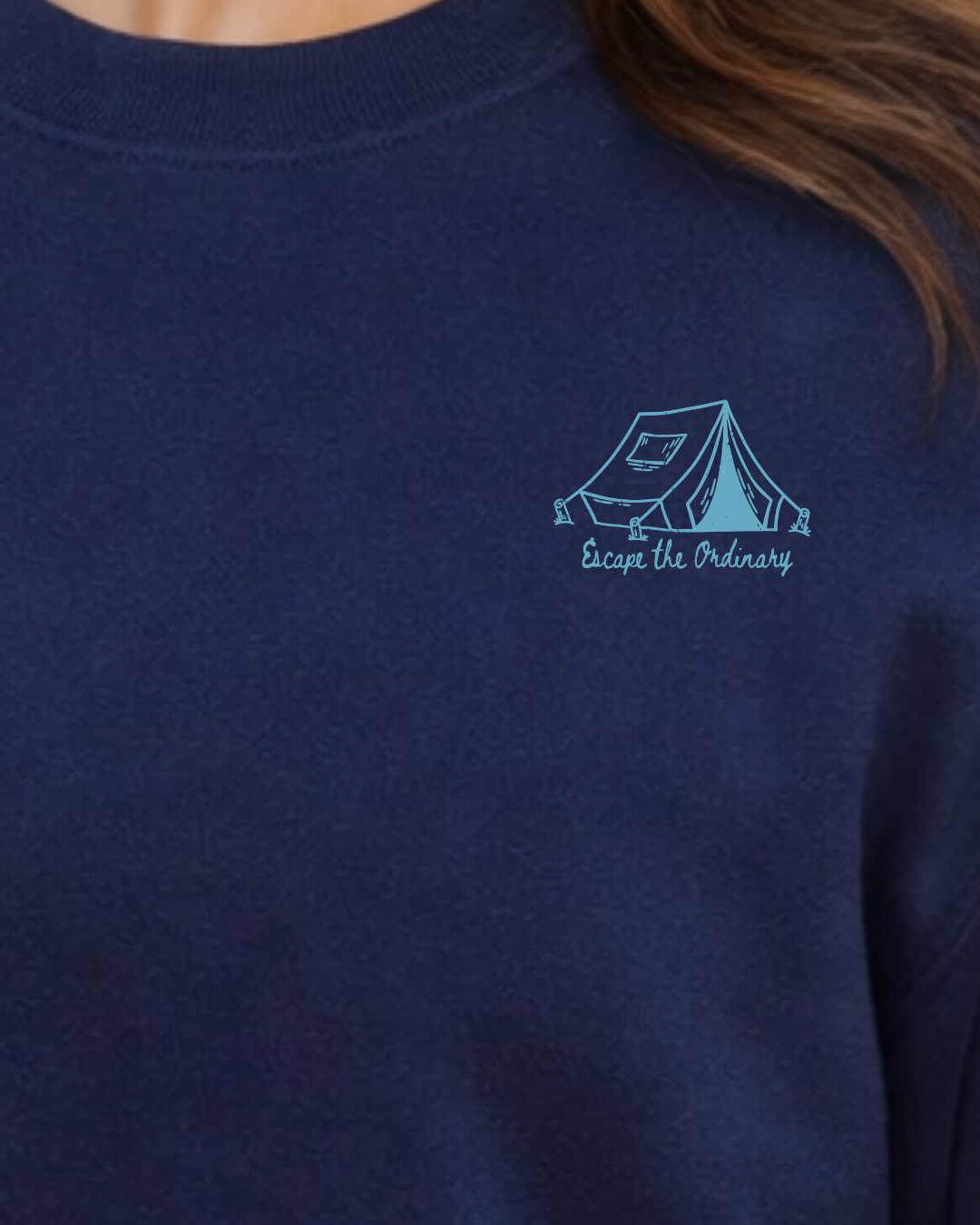 ESCAPE THE ORDINARY CAMPING SWEATSHIRT